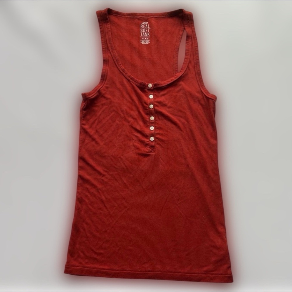 NWOT Real Soft Tank in Terracotta